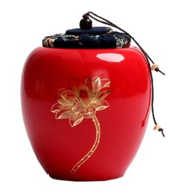 Chinese Retro Porcelain Storage Jars and Tea Tins, Decorative Ceramic Canisters for Tea, Spices or Home Ornaments (K4)